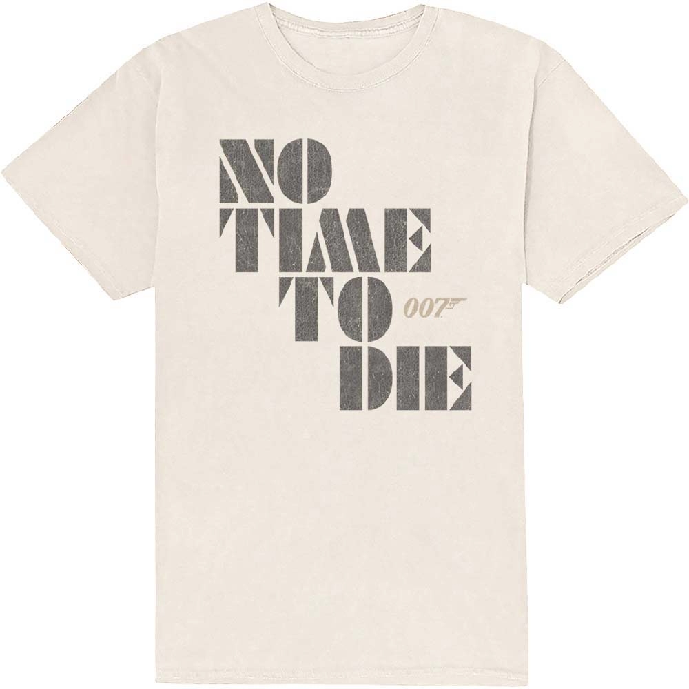 James Bond - No Time To Die Tshirt Homme - Crème